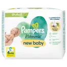 CSOMAGOLÁSSÉRÜLT - Pampers Harmonie New Baby Plastic Free műanyagmentes nedves törlőkendő 4x46 db