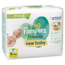CSOMAGOLÁSSÉRÜLT - Pampers Harmonie New Baby Plastic Free műanyagmentes nedves törlőkendő 4x46 db