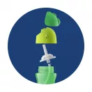 Philips Avent SCF796/01 Itatópohár rugalmas szívószállal 200ml (kék)