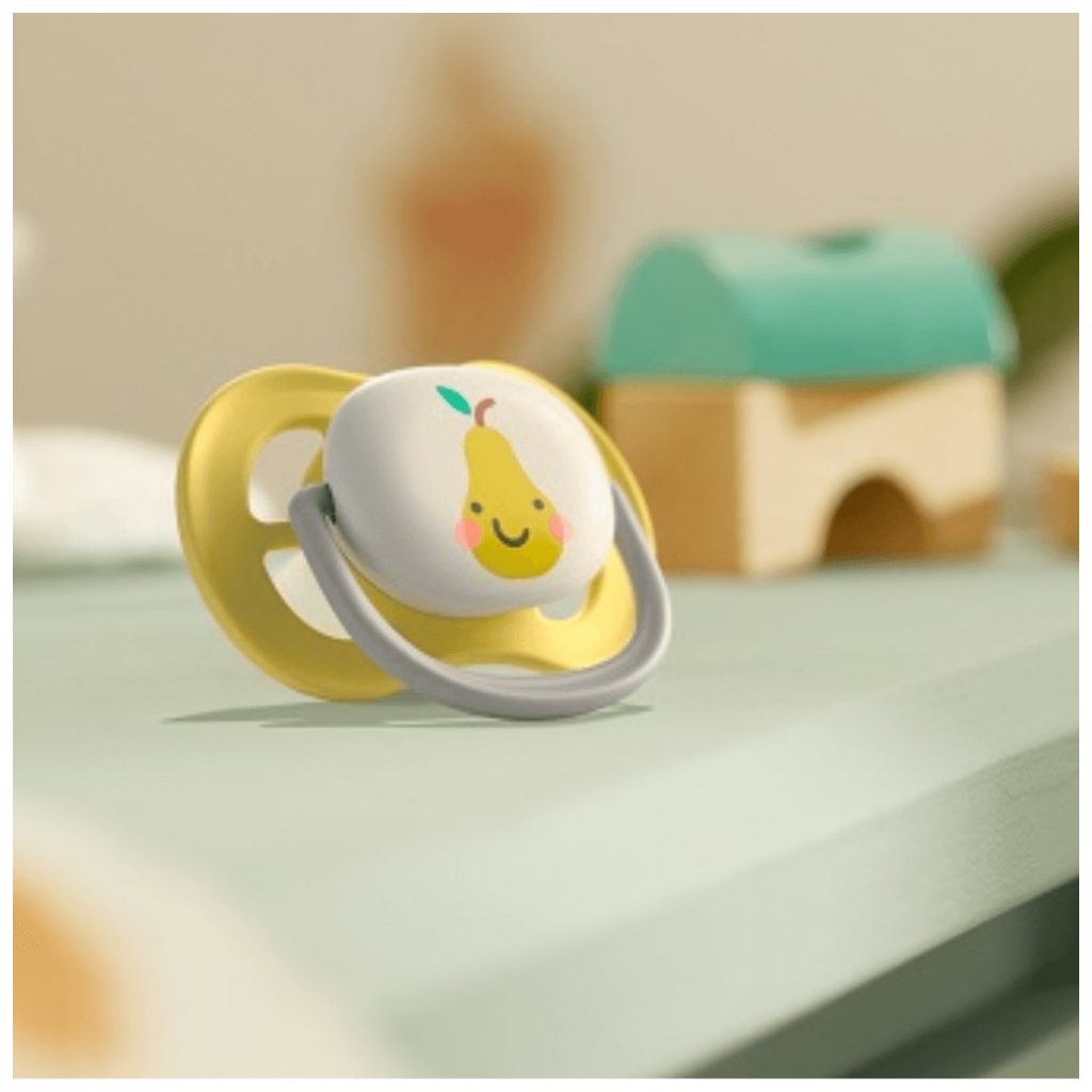 Philips Avent SCF080/17 Ultra air játszócumi neutral 0-6 hó 2db (alma-körte)