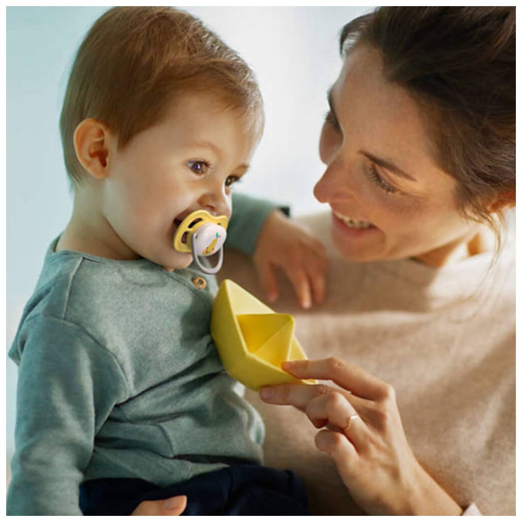 Philips Avent SCF080/17 Ultra air játszócumi neutral 0-6 hó 2db (alma-körte)