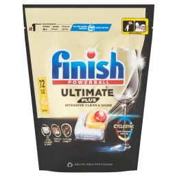   Finish Powerball Ultimate Plus All in 1 mosogatógép-kapszula, lemon (72 db)