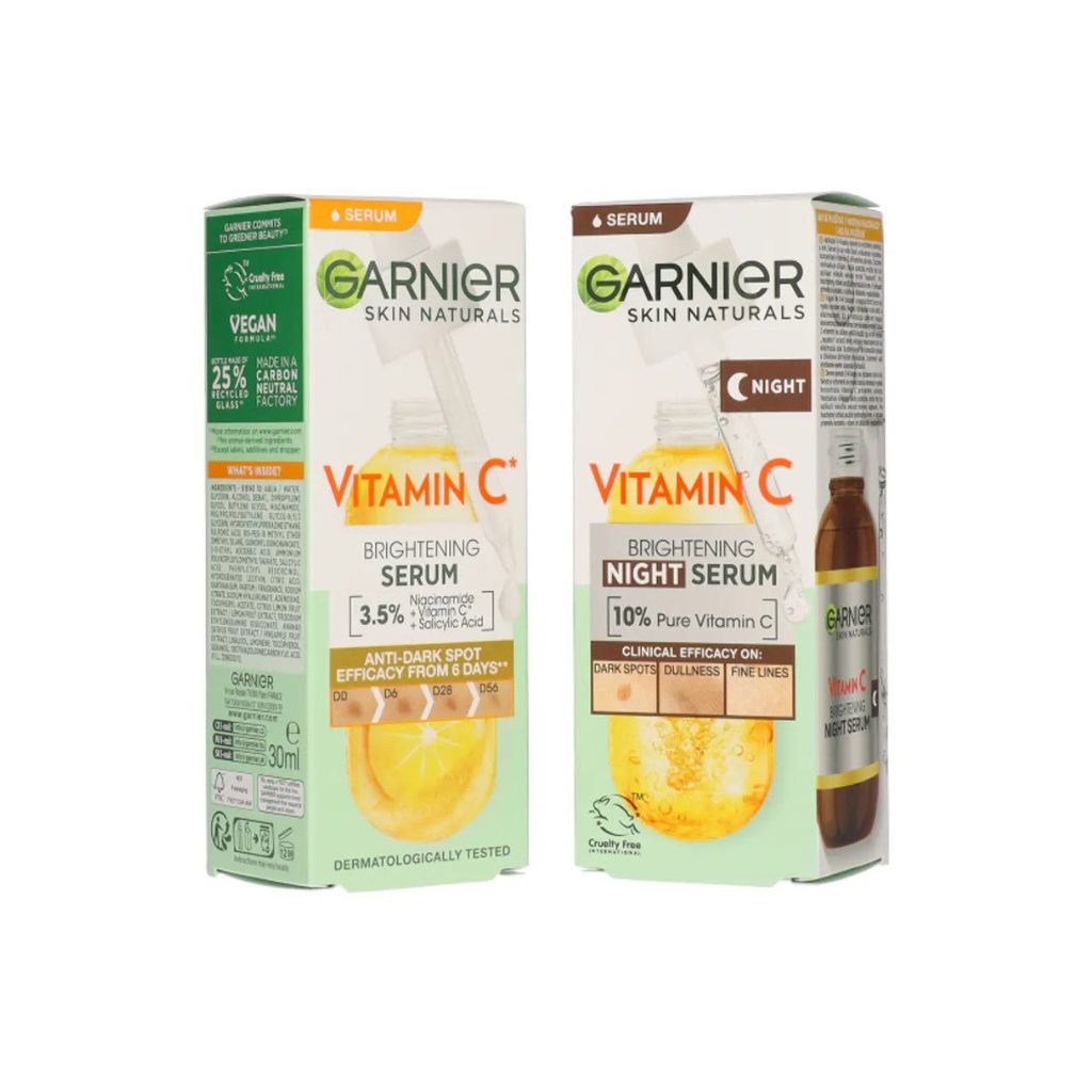 Garnier C-Vitamin Nappali/Éjszakai Szérum Duopack