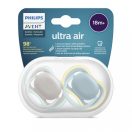 Philips Avent SCF349/01 Ultra air játszócumi neutral 18 hó+ 2db (kék-szürke)