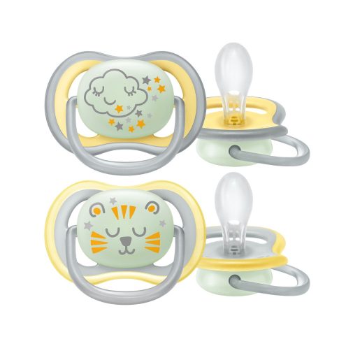 Philips AVENT SCF376/01 Ultra air játszócumi éjszakai 18hó+ (2 db)