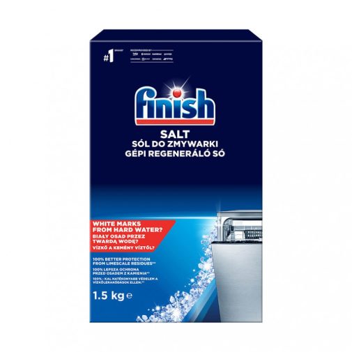 CSOMAGOLÁSSÉRÜLT Finish regeneráló mosogatógép só 1,5 kg