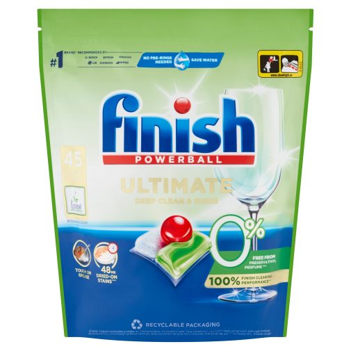 Finish Ultimate All in 1 mosogatógép-kapszula, Zero (45 db)