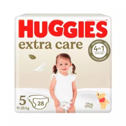 Huggies Extra Care pelenka 5, 11-25 kg, 28 db