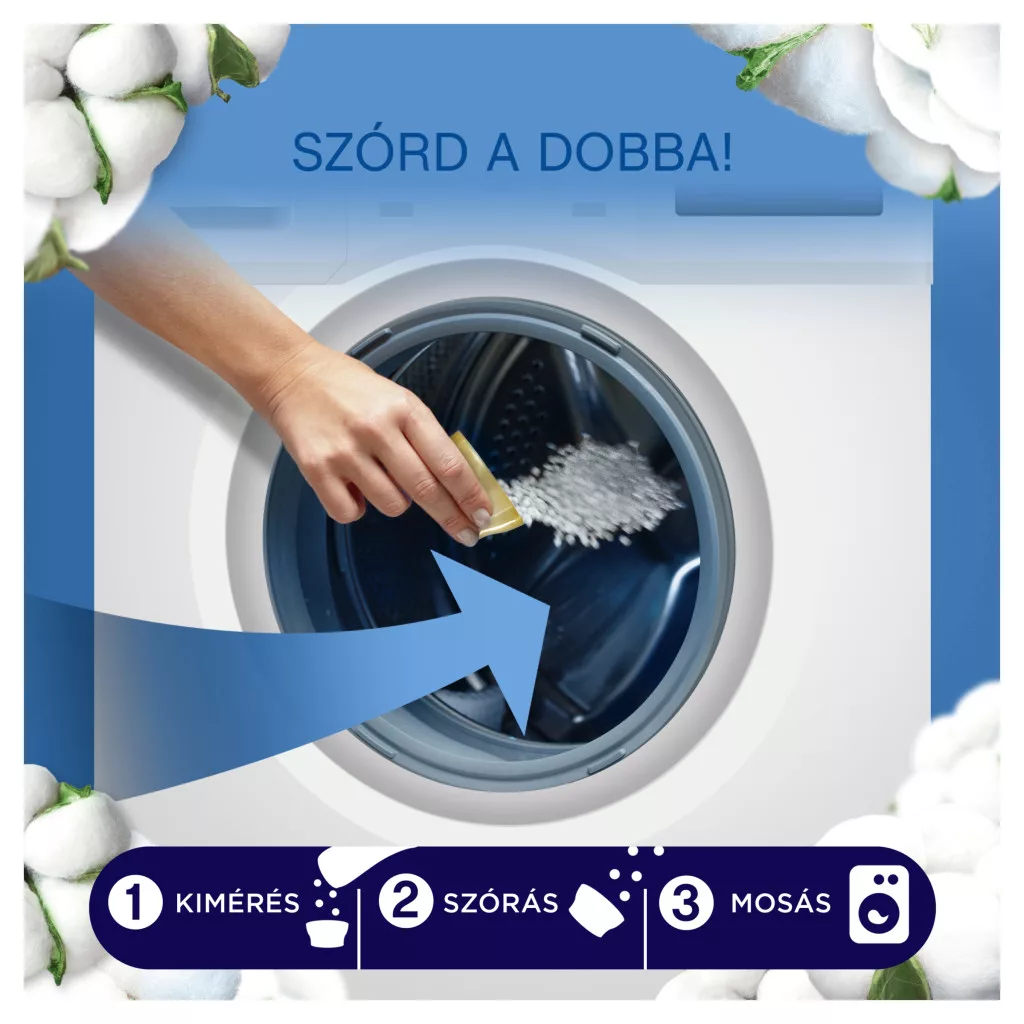 Lenor Parfümgyöngy Cotton Fresh 495 g (41 mosás)