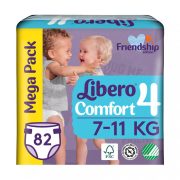 Libero Comfort pelenka megapack, Maxi 4, 7-11 kg, 82 db