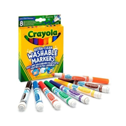 Crayola Lemosható vastag filctoll 8 db