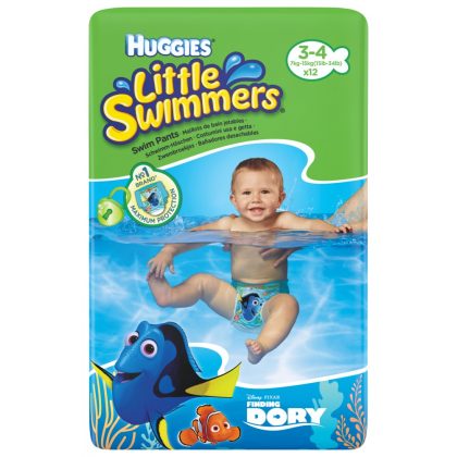 Huggies Swimmers úszópelenka (7-15 kg) + Ajándék homokozószett