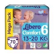 Libero Comfort pelenka megapack, Junior 6, 13-20 kg, 70 db