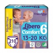   Libero Comfort pelenka, Junior 6, 13-20 kg, MÁSFÉL HAVI PELENKACSOMAG 3x70 db