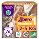 Libero Newborn 1 újszülött pelenka, 2-5 kg, 76 db