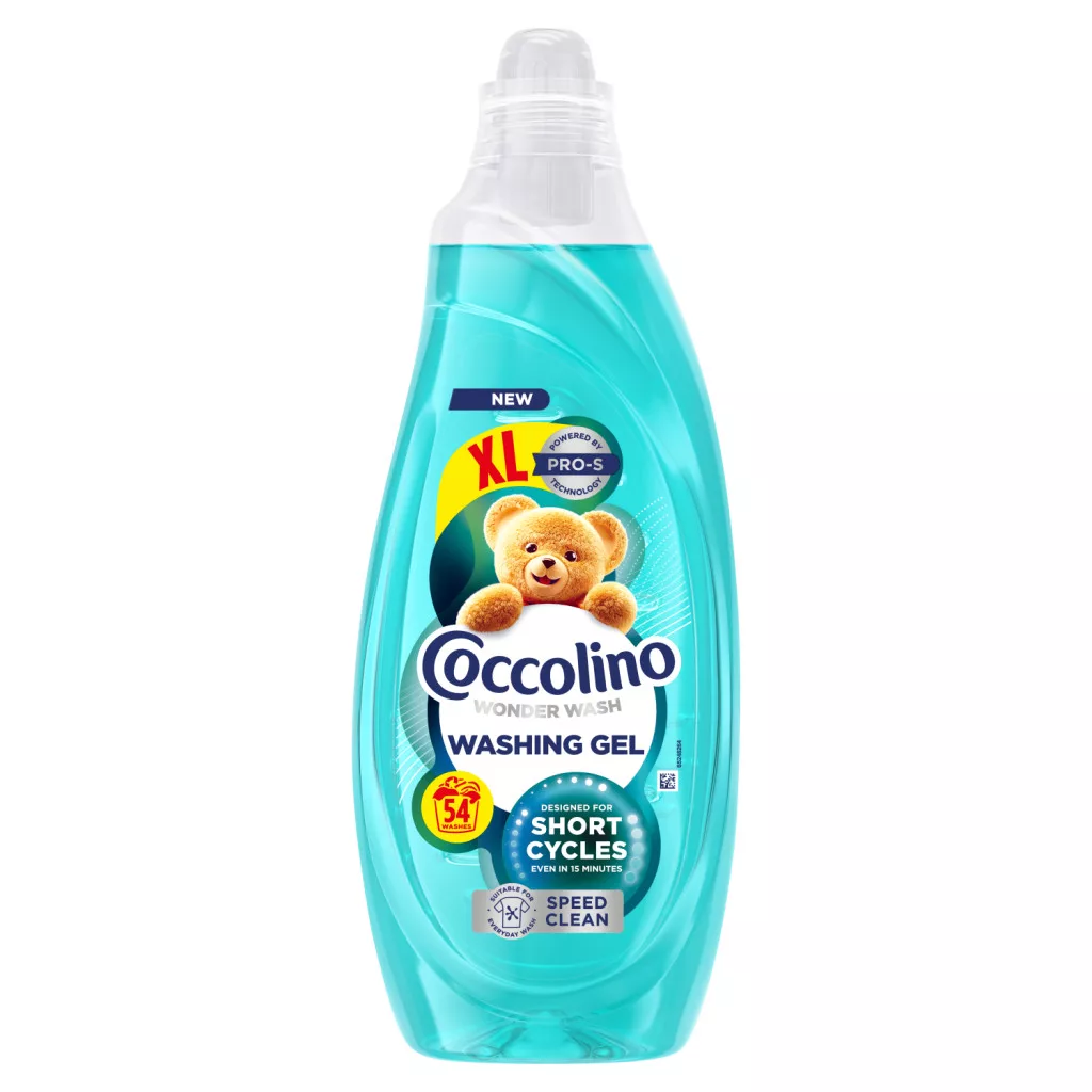 Coccolino Wonder Wash Speed Clean mosógél  2,16 liter (54 mosás)