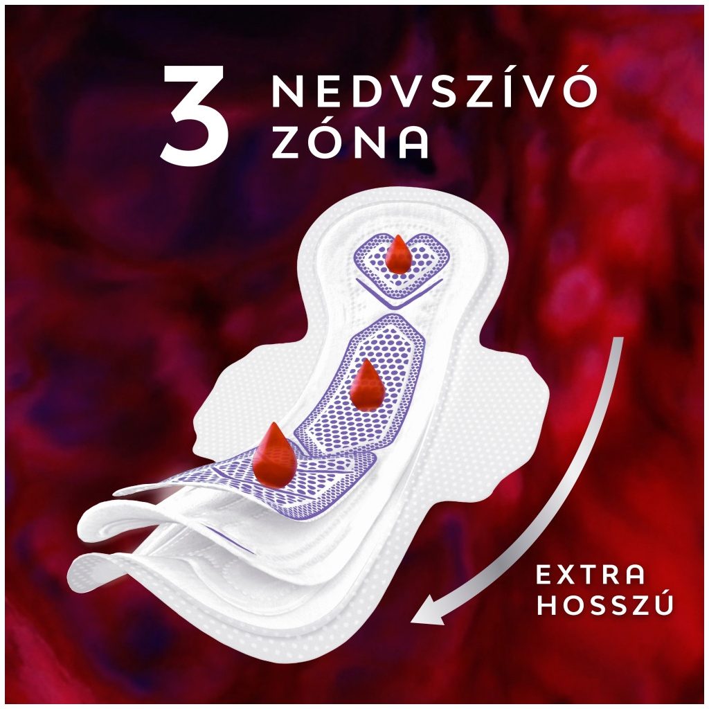 Libresse Ultra Goodnight Extra Large Wings Duo egészségügyi betét (2x8 db)