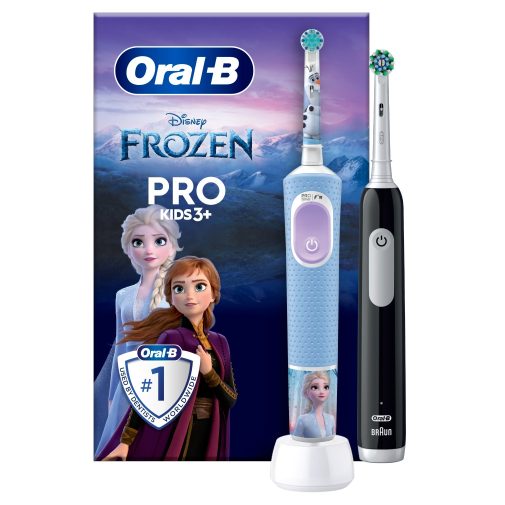 Oral-B Családi Kiadású Elektromos fogkefék Pro Series 1 Black + Pro Kids 3+ Jégvarázs