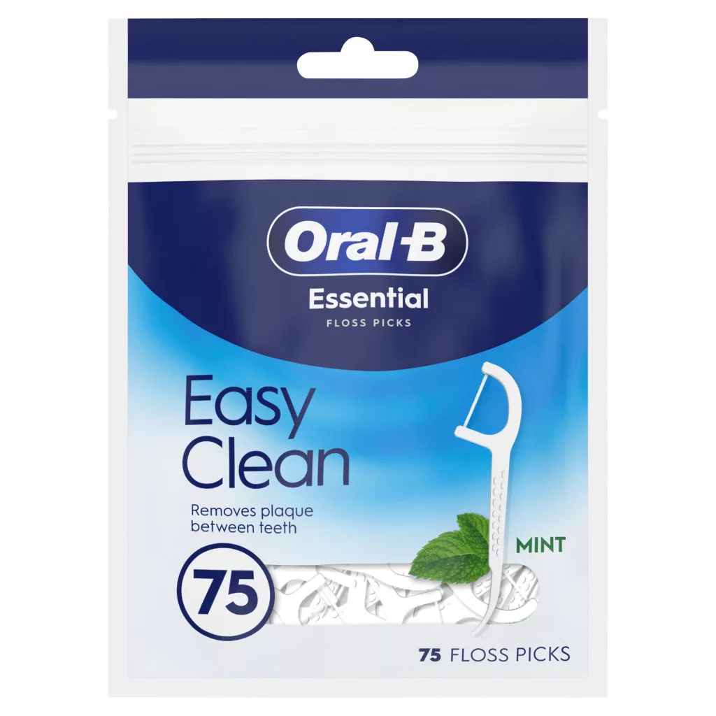 Oral-B Easy Clean fogselyem pálcika mentolos ízesítéssel (75 db)
