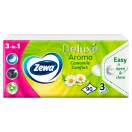 Zewa Deluxe Camomile Comfort 3 rétegű illatosított papírzsebkendő (90 db)