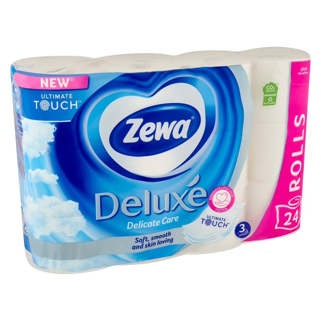 Zewa Deluxe Delicate Care 3 rétegű toalettpapír (24 tekercs)
