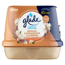   Glade Sensual Sandalwood & Jasmine fürdőszobai légfrissítő zselé (180 g)