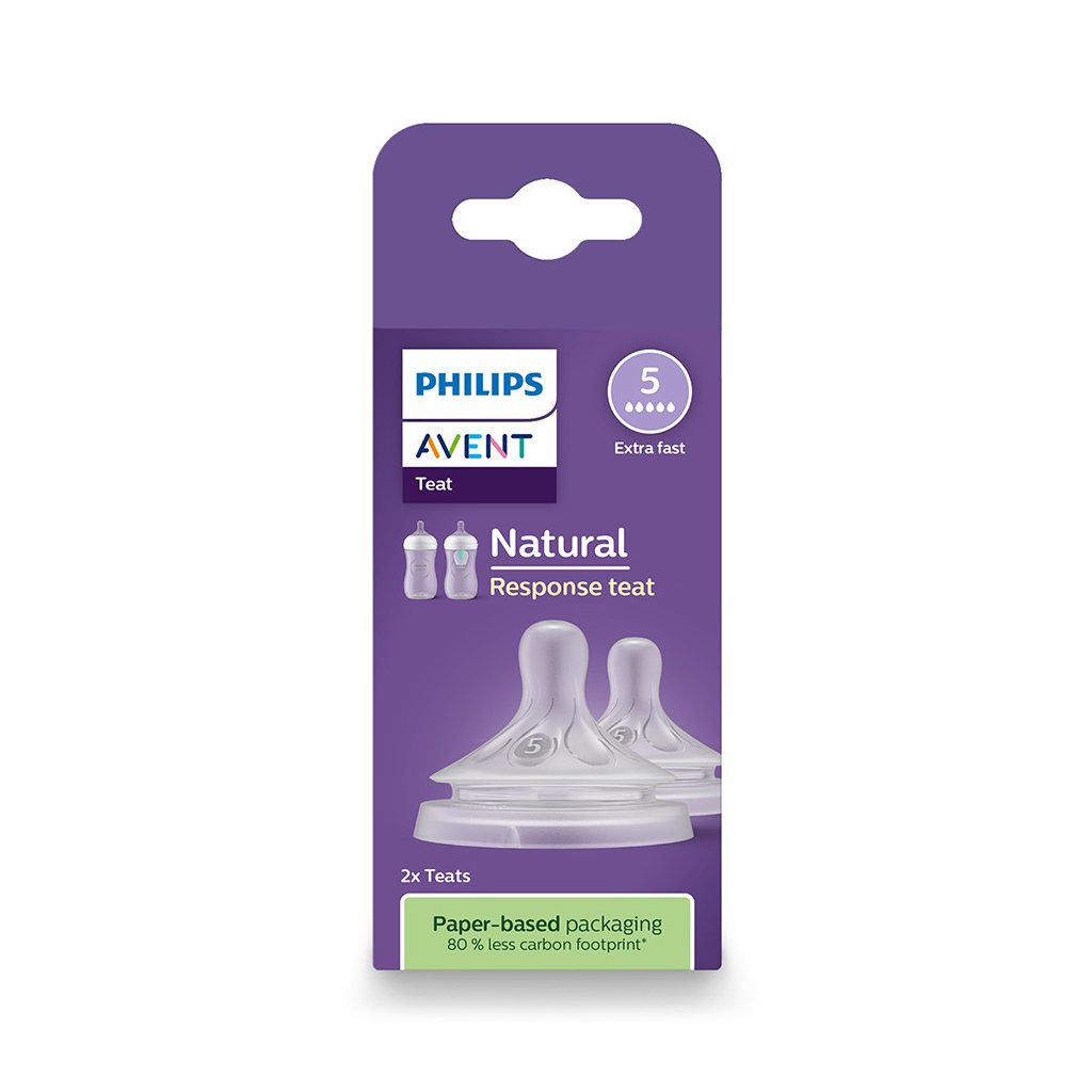 Philips Avent SCY965/02 Natural Response gyors átfolyású etetőcumi 6 hó+ (2 db)