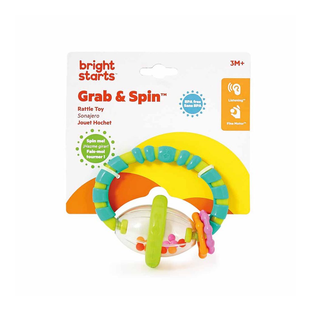 Bright Starts rágóka csörgővel