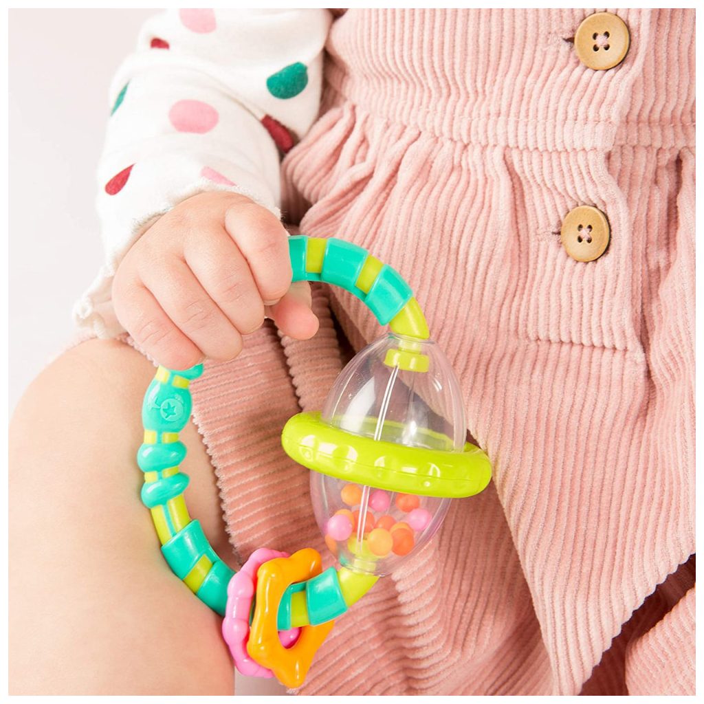 Bright Starts rágóka csörgővel