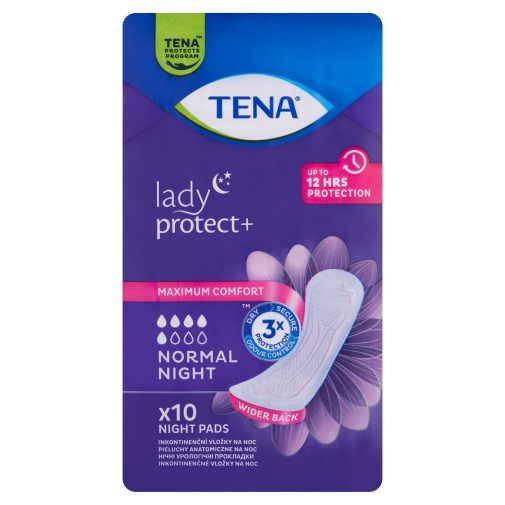Tena Lady Protect+ night normal inkontinencia betét (10 db)