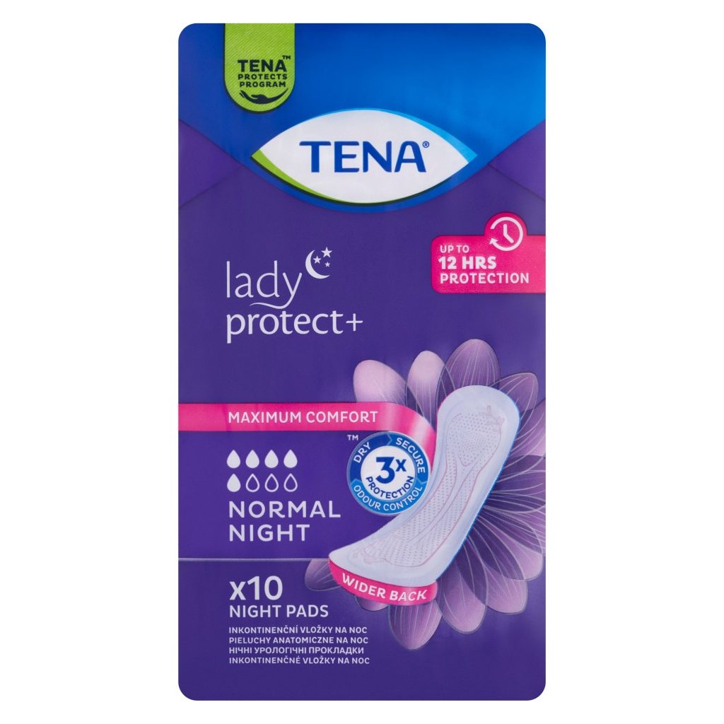 Tena Lady Protect+ night normal inkontinencia betét (10 db)