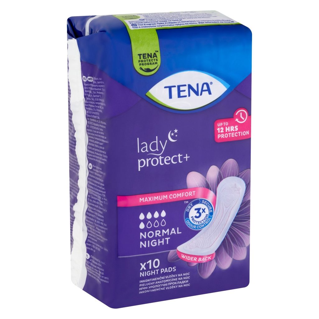 Tena Lady Protect+ night normal inkontinencia betét (10 db)