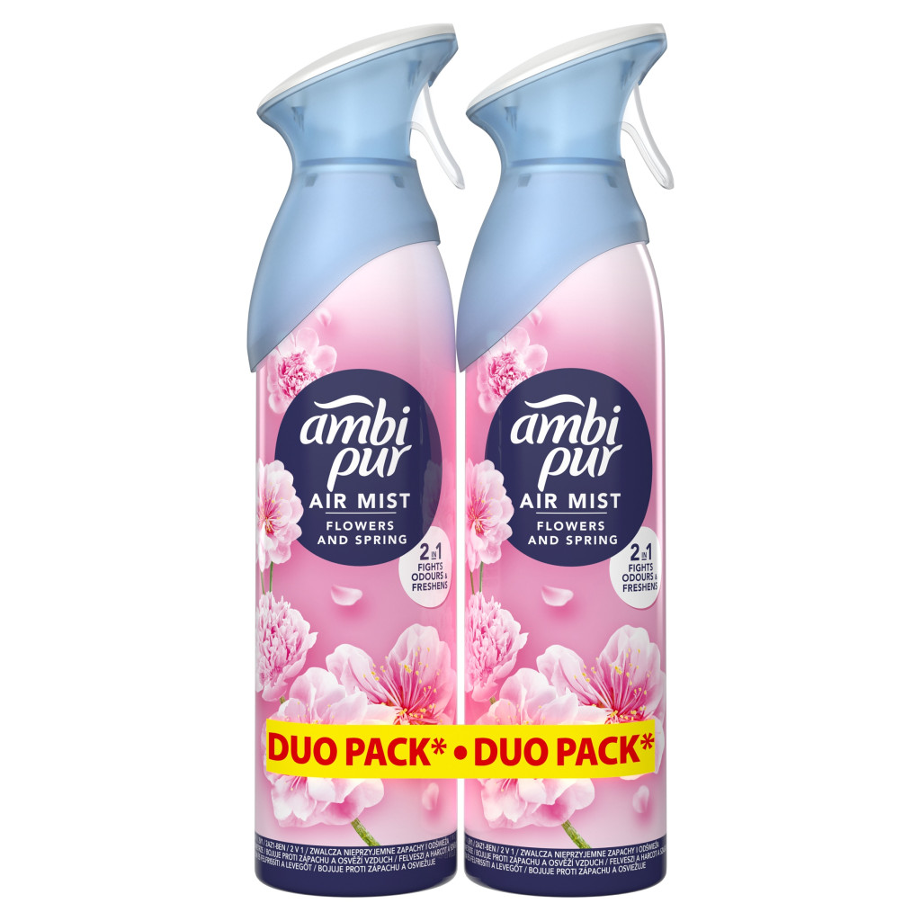 Ambi Pur Légfrissítő Spray Flowers & Spring (2x185 ml)