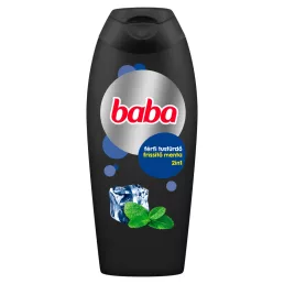 Baba 2in1 frissítő menta férfi tusfürdő (400 ml)