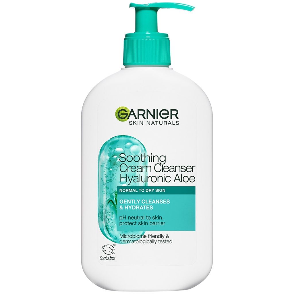 Garnier Skin Naturals bőrnyugtató tisztító krém hialuronsav aloe (250 ml)