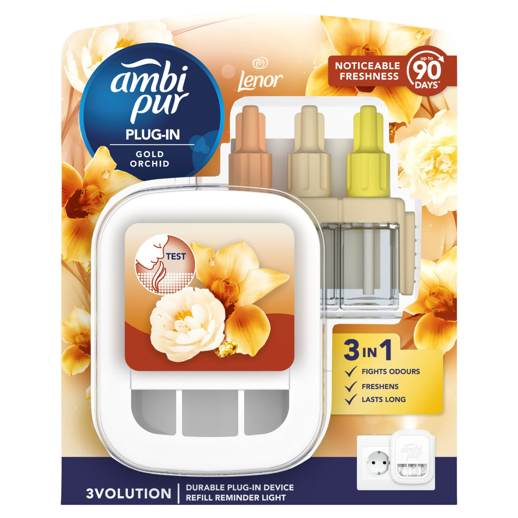 Ambi Pur 3Volution Elektromos Légfrissítő Gold Orchid (20 ml)