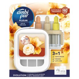   Ambi Pur 3Volution Elektromos Légfrissítő Gold Orchid (20 ml)