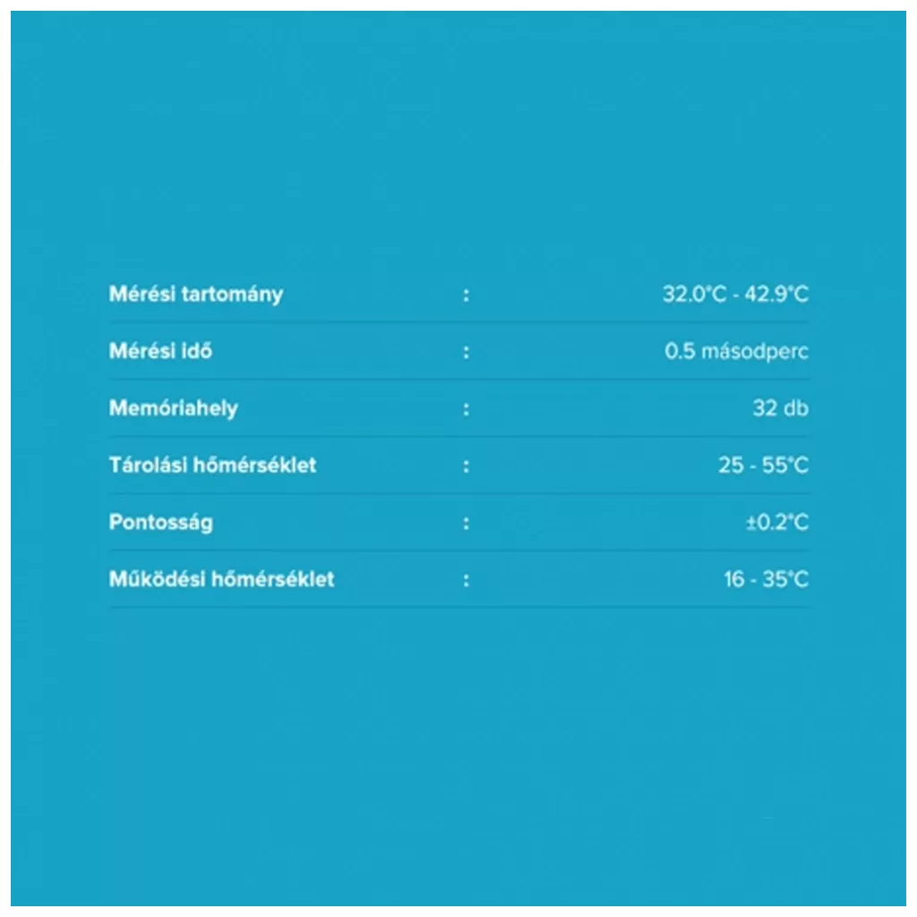 Érintésmentes infravörös hőmérő/lázmérő (+ AJÁNDÉK 2 db Energizer elem)