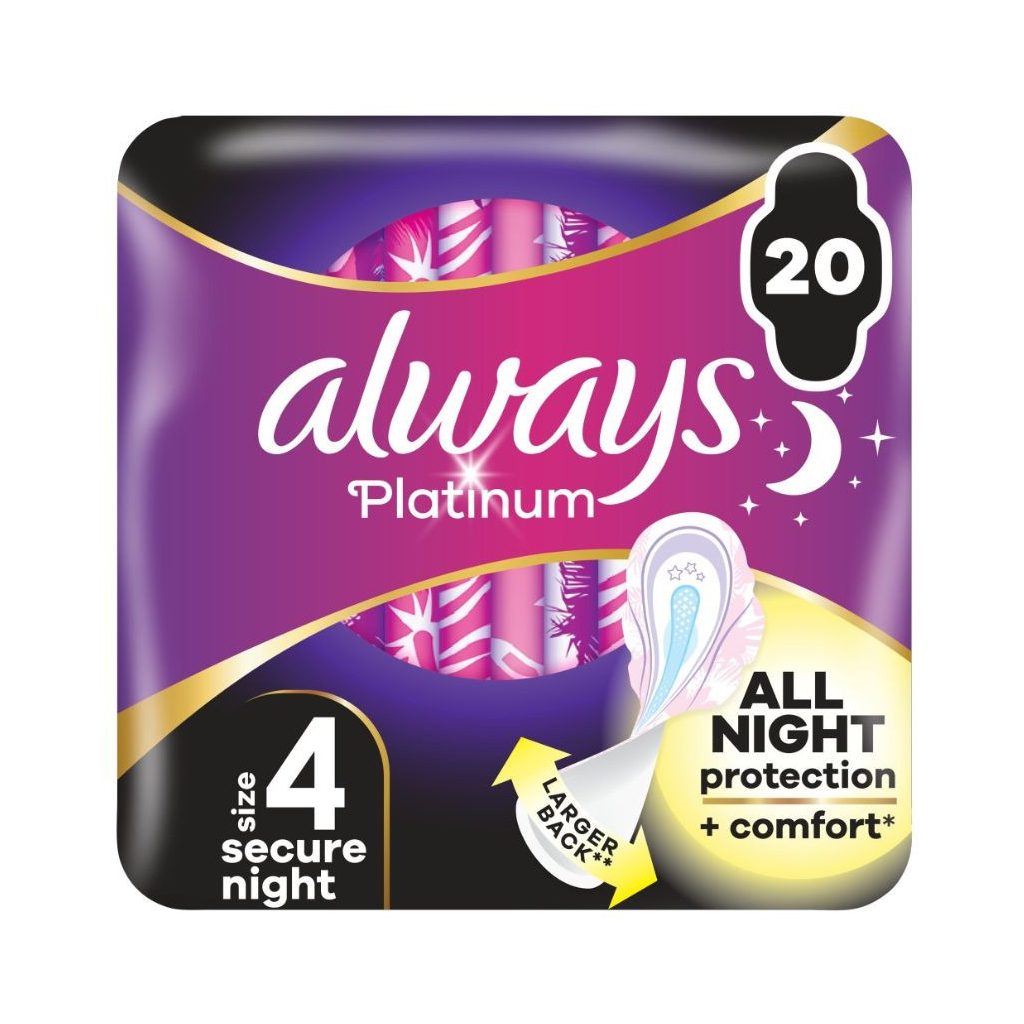 Always Platinum Secure Night betét 4-es méret (20 db)