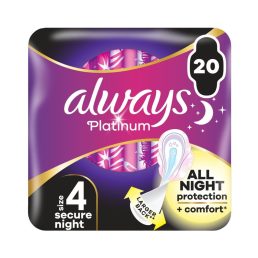 Always Platinum Secure Night betét 4-es méret (20 db)