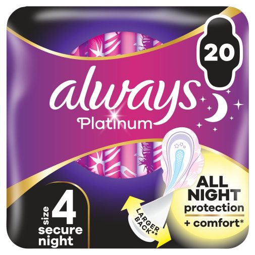 Always Platinum Secure Night betét 4-es méret (20 db)