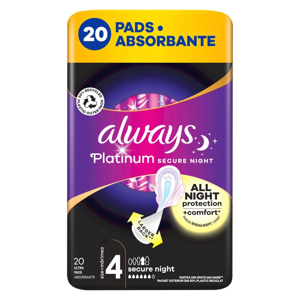 Always Platinum Secure Night betét 4-es méret (20 db)