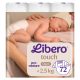 Libero Touch pelenka, Koraszülött 0, 1-2,5 kg, 72 db + ajándék pelenka minta