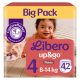 Libero Up&Go 4 bugyipelenka, 8-14 kg, 42 db