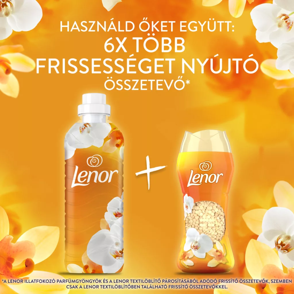 Lenor Orchid & Vanilla öblítő 2 × 987 ml (94 mosás)