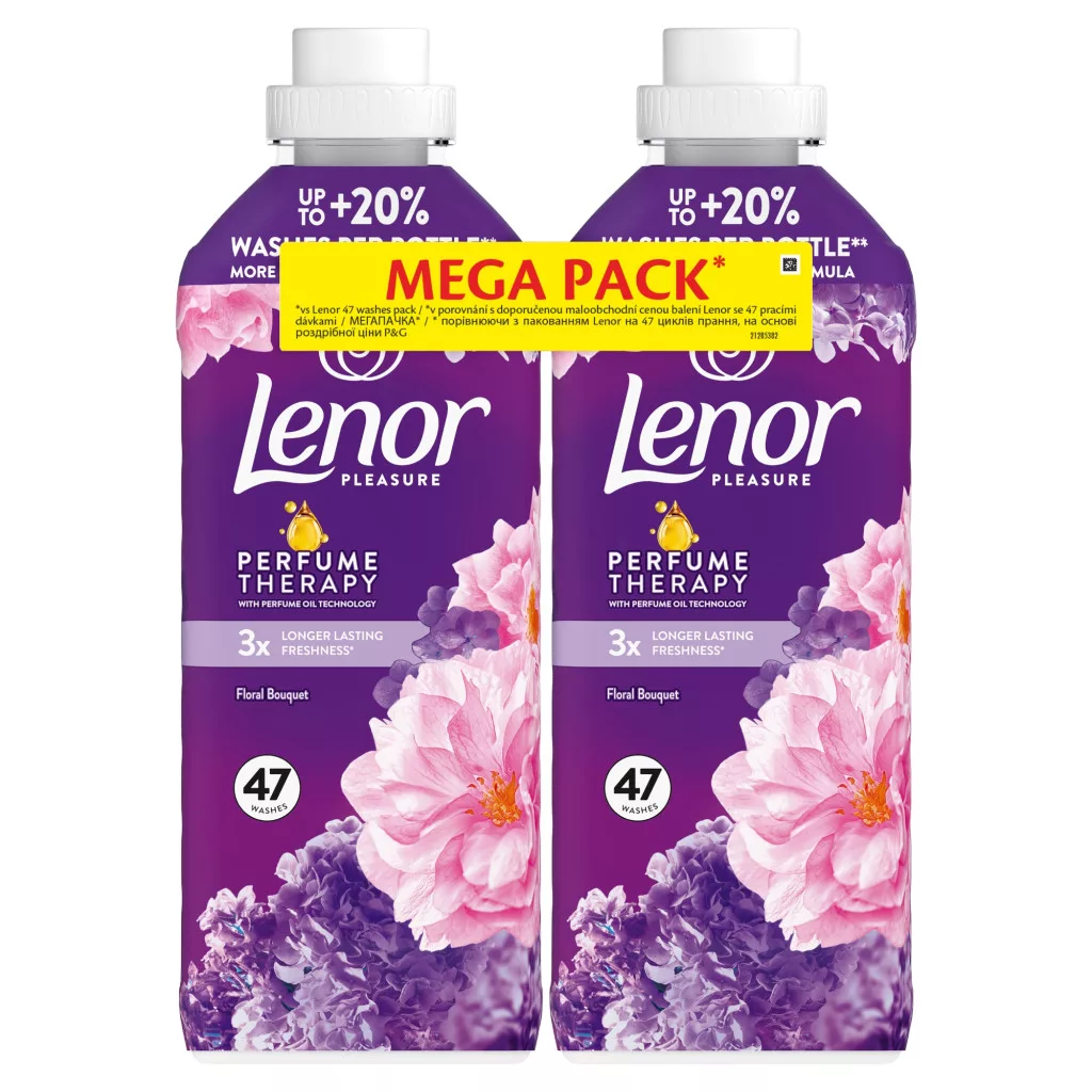 Lenor Floral Bouquet öblítő 2 × 987 ml (94 mosás)