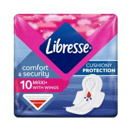 Libresse Maxi+ szárnyas egészségügyi betét (10 db)