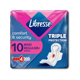 Libresse Maxi+ szárnyas egészségügyi betét (10 db)