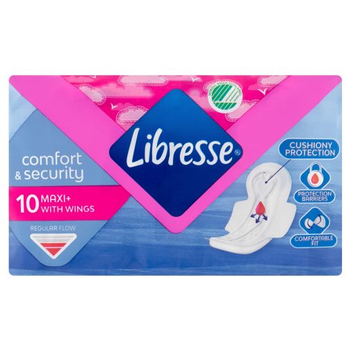 Libresse Maxi+ szárnyas egészségügyi betét (10 db)