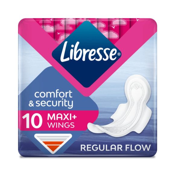 Libresse Maxi+ szárnyas egészségügyi betét (10 db)